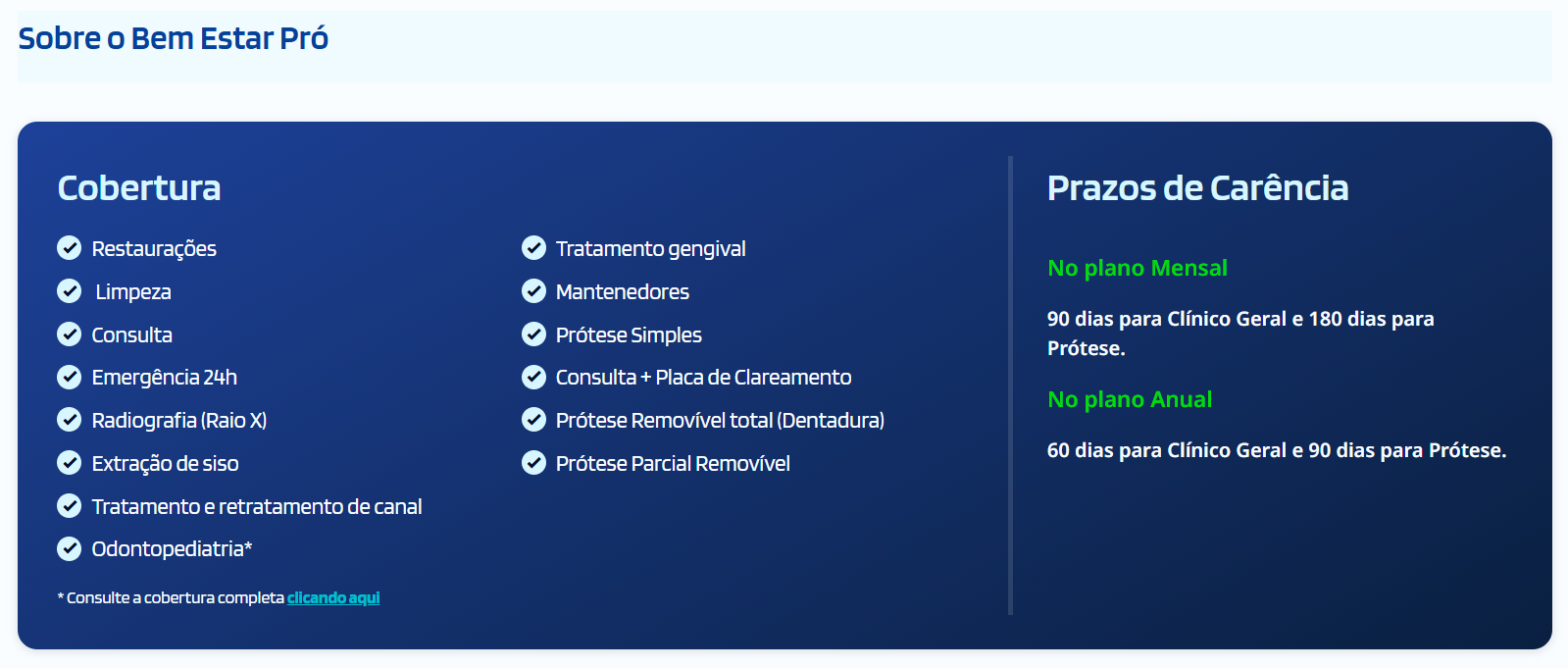 Odontoprev Bem estar Pró