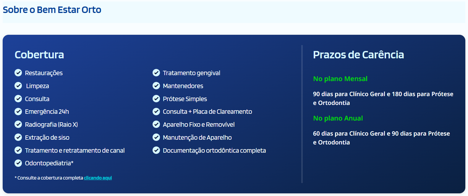 Odontoprev bem estar orto