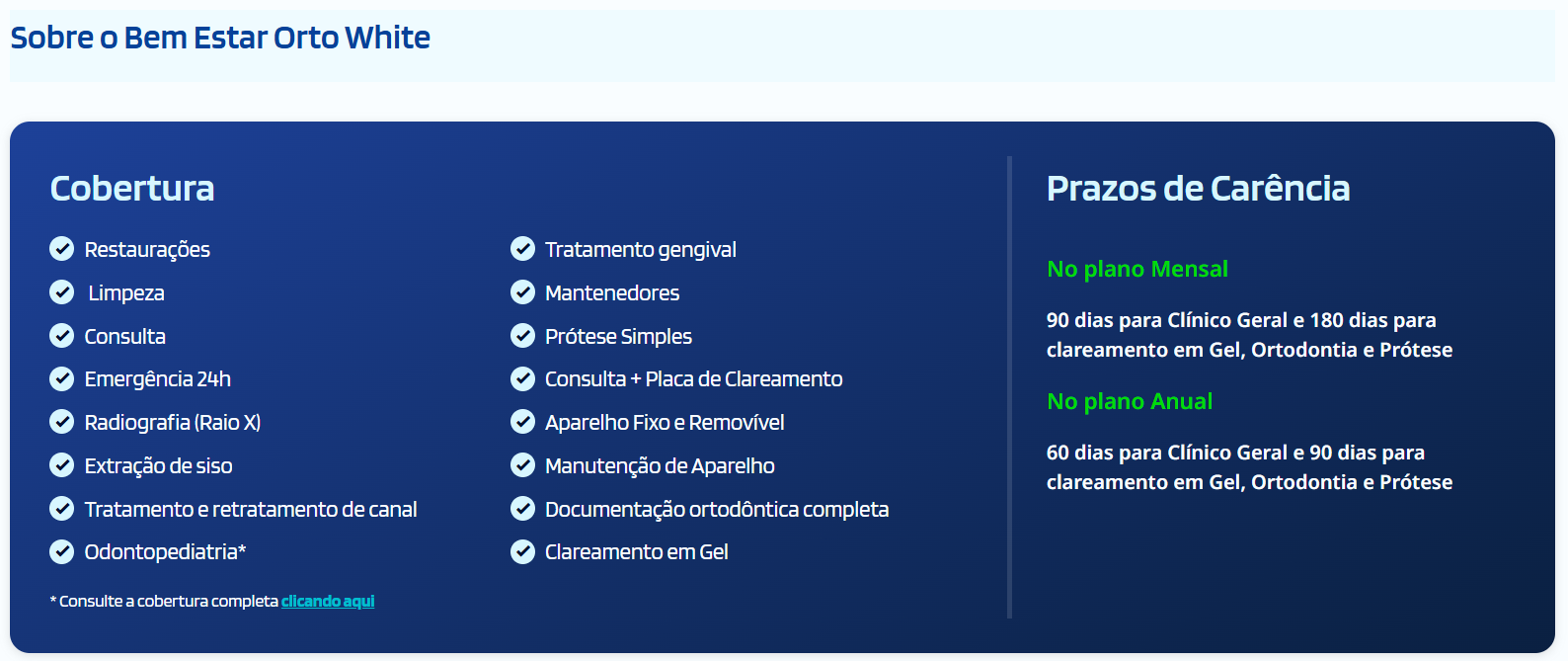 Odontoprev Bem estar Orto White